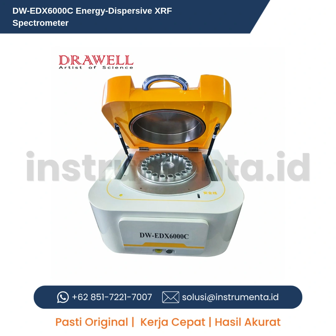 Distributor Resmi DW-EDX6000C Energy-Dispersive XRF Spectrometer Drawell Ready Stock
